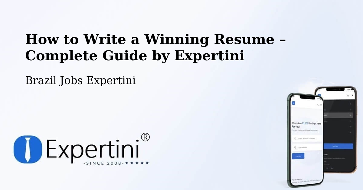 Resume Writing Guide for Job Seekers – Arara - Arara, Brazil Jobs Expertini
